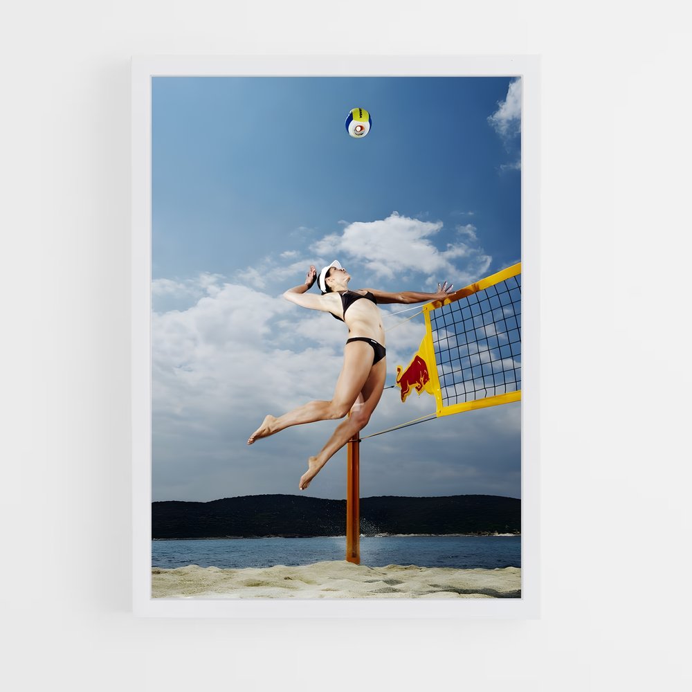 Poster Norway National – affiche Beach-volley (vue 3)